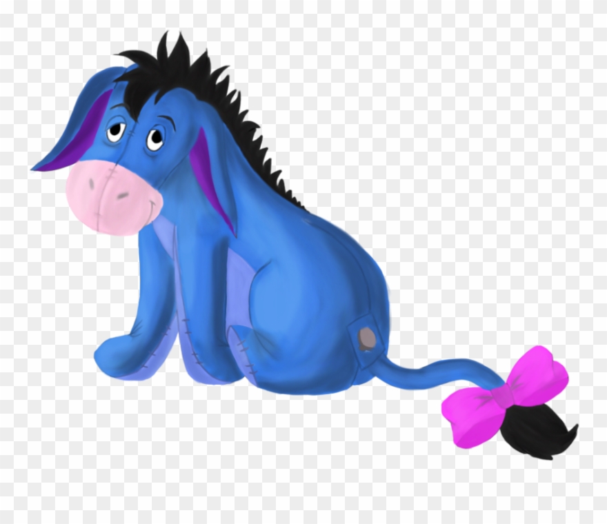 Eeyore Just Cause By Shaina773 - Winnie-the-pooh Clipart