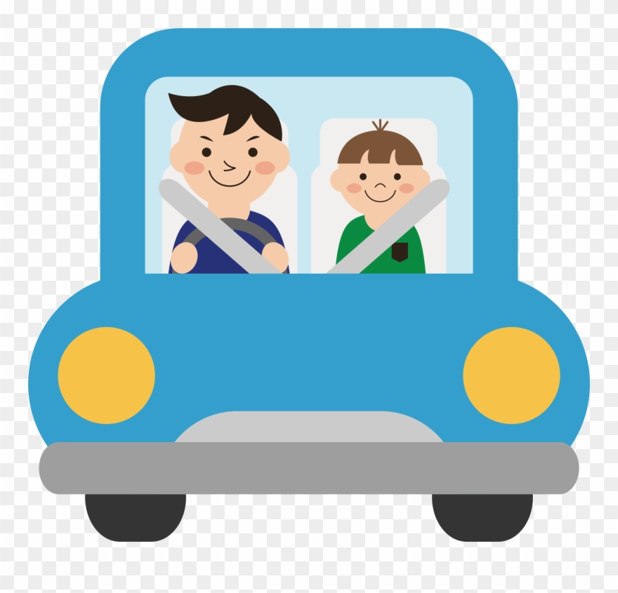 Vector Free Stock Big Image Png - Clipart Riding In Car Transparent Png
