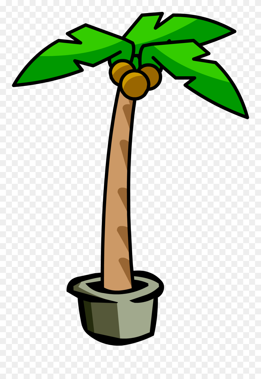 More From My Site - Club Penguin Palm Tree Clipart