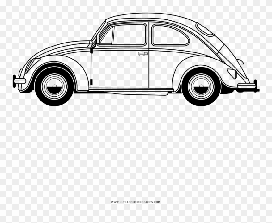 Auto Ausmalbilder Ultra Coloring Pages - Volkswagen Beetle Clipart
