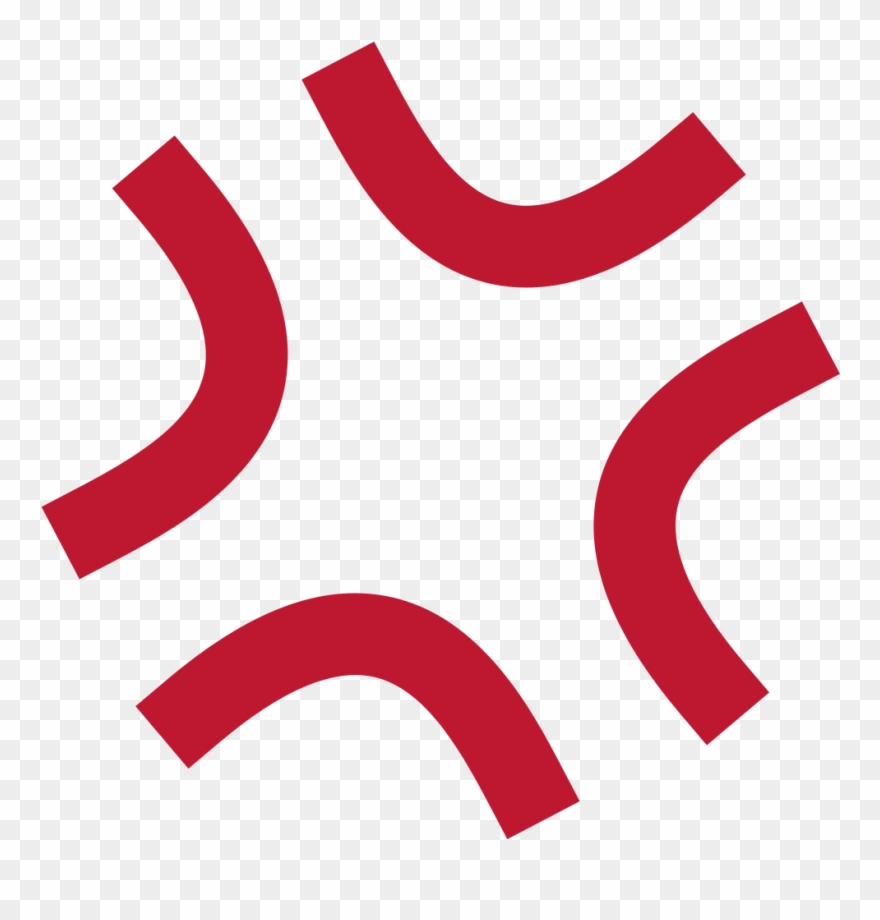 Fichiertwemoji2 1f4a2svg Wikip&233dia - Anger Symbol Clipart