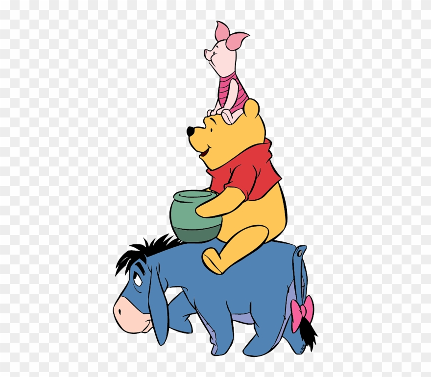 Piglet, Eeyore - Winnie The Pooh Piglet And Eeyore Clipart
