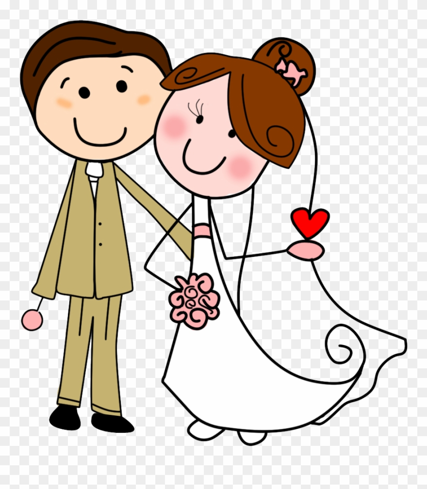 Casamento Mais Brautpaar, Geburtstag, Vorlagen, Geschenke, - Pareja De Novios Caricatura Clipart