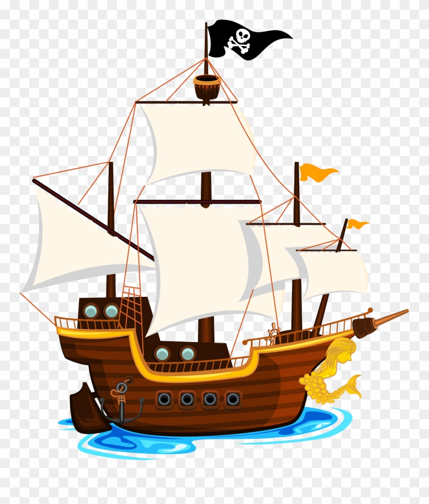 E D Ea C Orig Edeacorig - Pirate Ship Clip Art Png Transparent Png