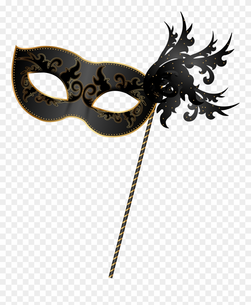 Clipart Star Carnival - Transparent Background Masquerade Mask Png File