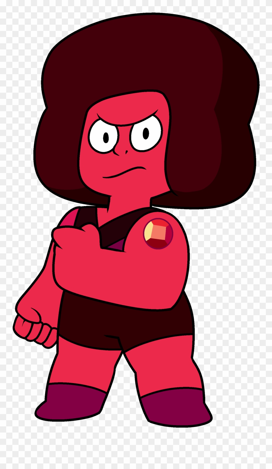 R Stevenuniverse Weekly Character - Steven Universe Ruby Army Clipart