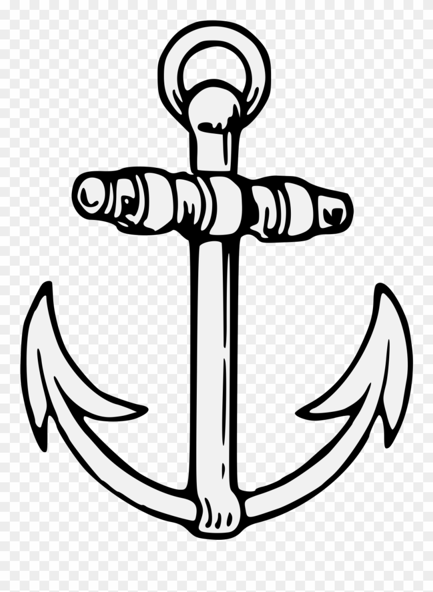Graphic Free Stock Heraldic Art - Holmes Stamp & Sign Address Stamp Ship Anchor Custom Clipart