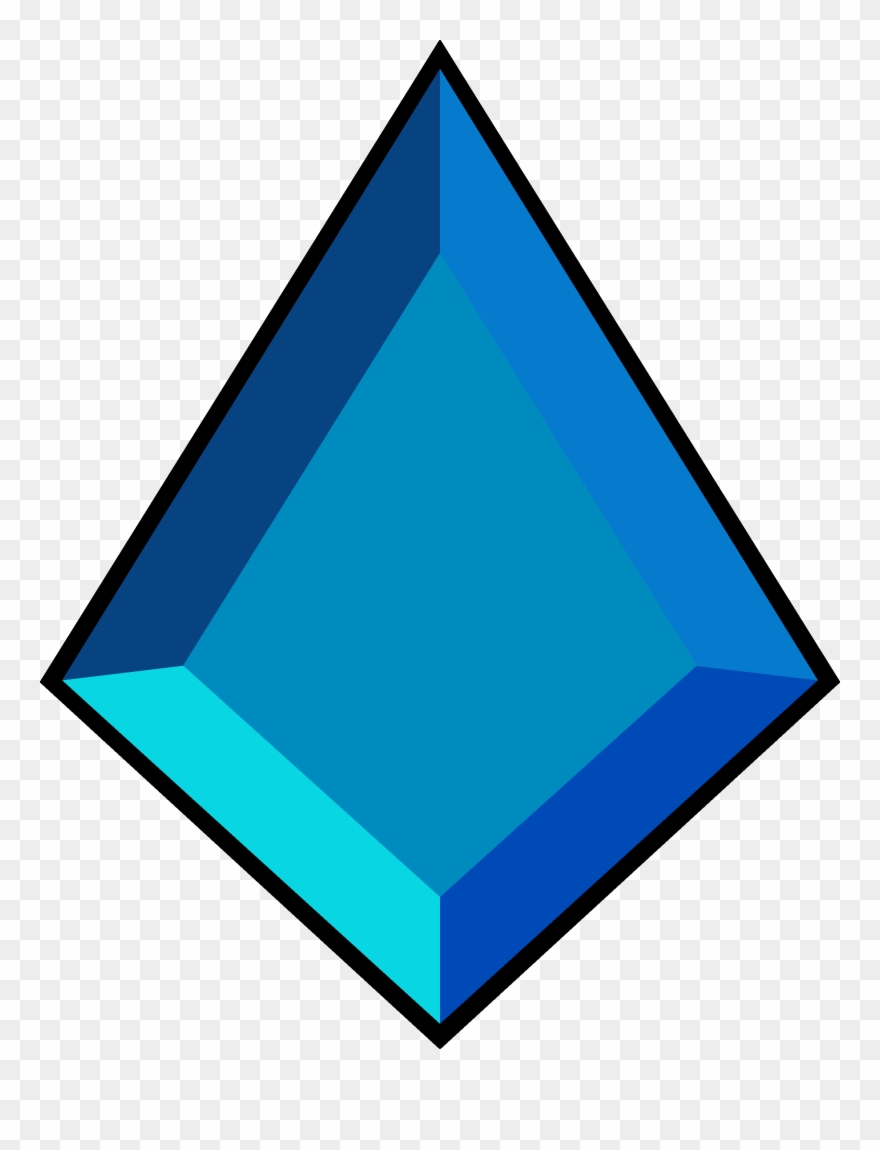 Gems Clipart Diamond Shape - Blue Diamond Steven Universe Gem - Png Download