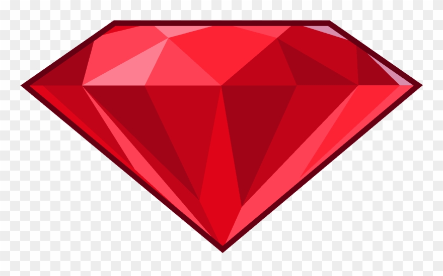 Diamond Clipart Ruby Stone - Ruby Clipart - Png Download