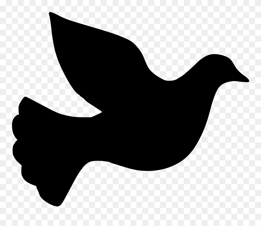 Vector Doves Faith - Dove Clip Art Silhouette - Png Download