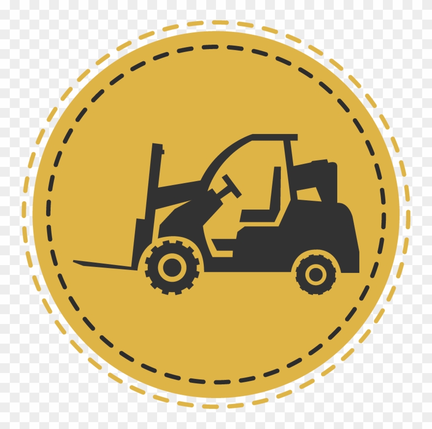 809 Forklift , Counterbalance, Telehandler, And Rough - Forklift Clipart