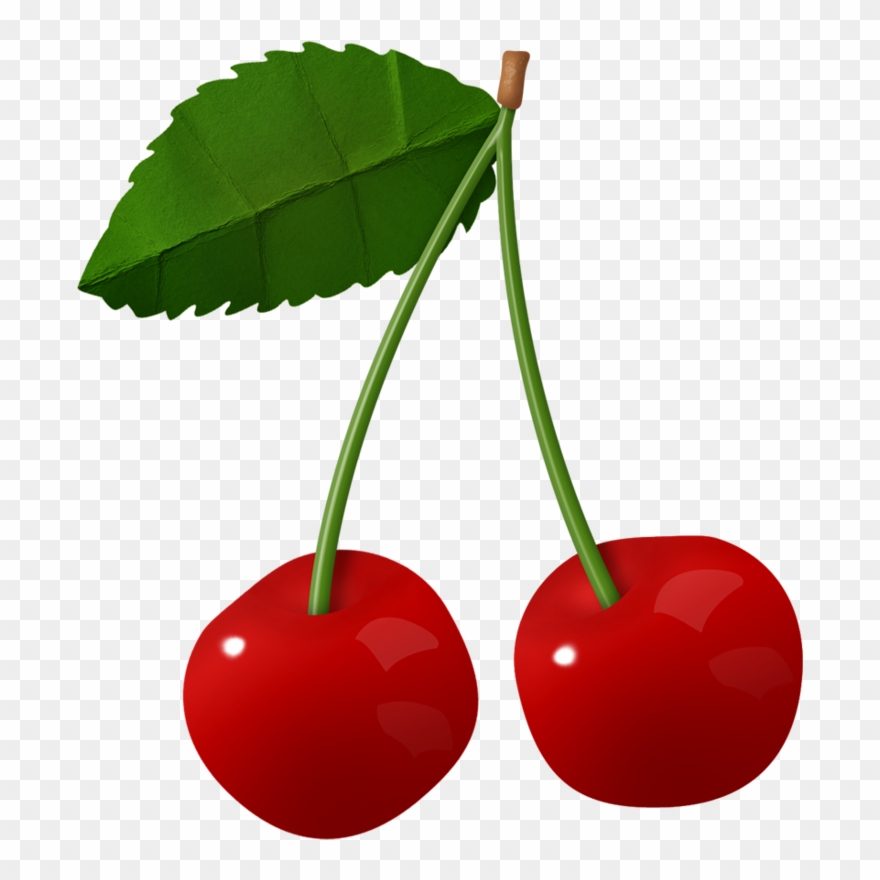 Cherries * Fruit Clipart, Food Clipart, Fruit And Veg, - Fruit Clip Art Cherry - Png Download