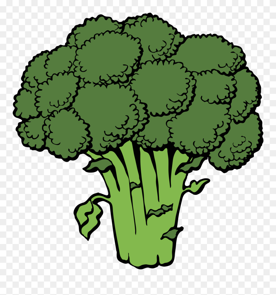 Vegetable Clipart Healthy Vegetable - Broccoli Clip Art - Png Download
