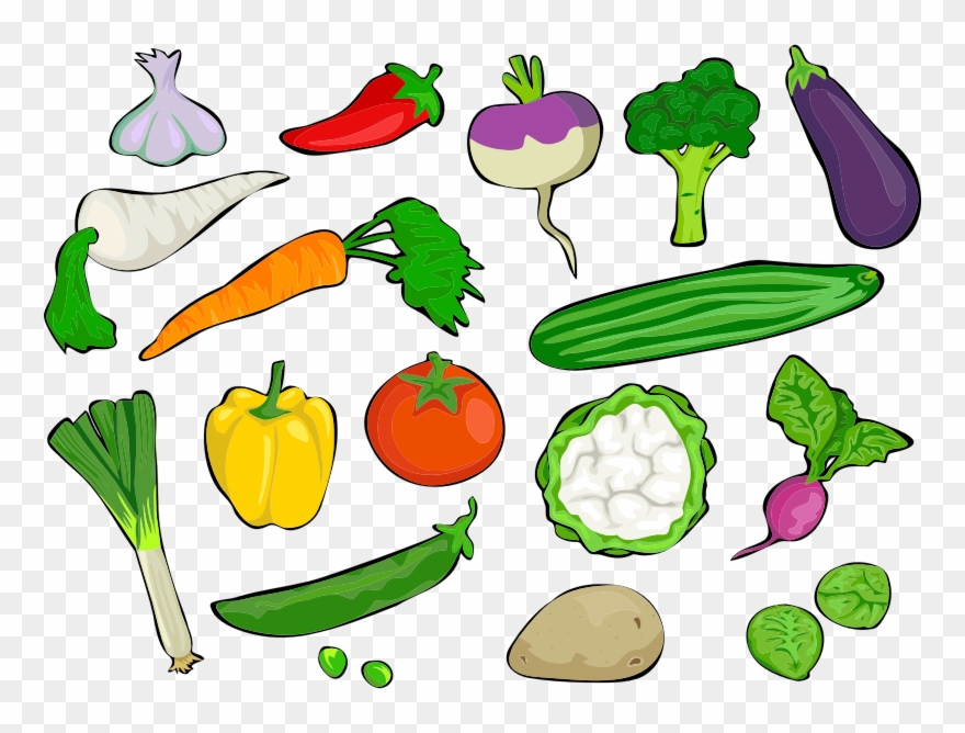 Boar Clipart Free For Download - Vegetables Clipart - Png Download