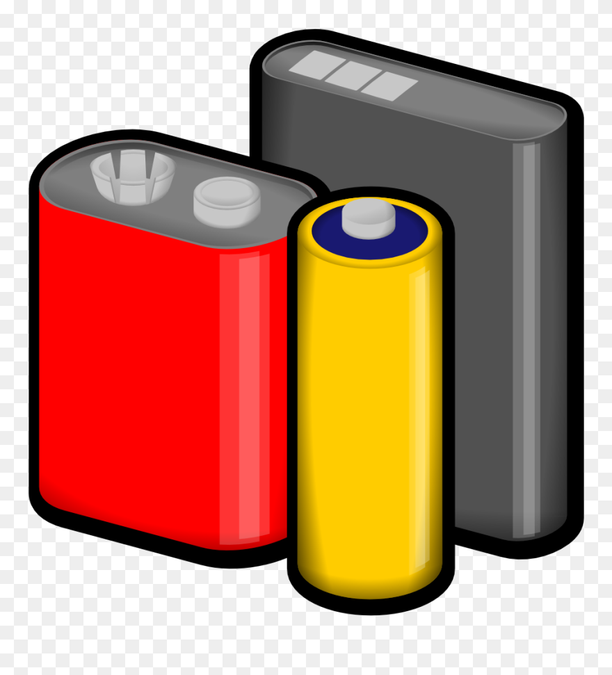 Battery Cliparts - Batteries Clipart Png Transparent Png