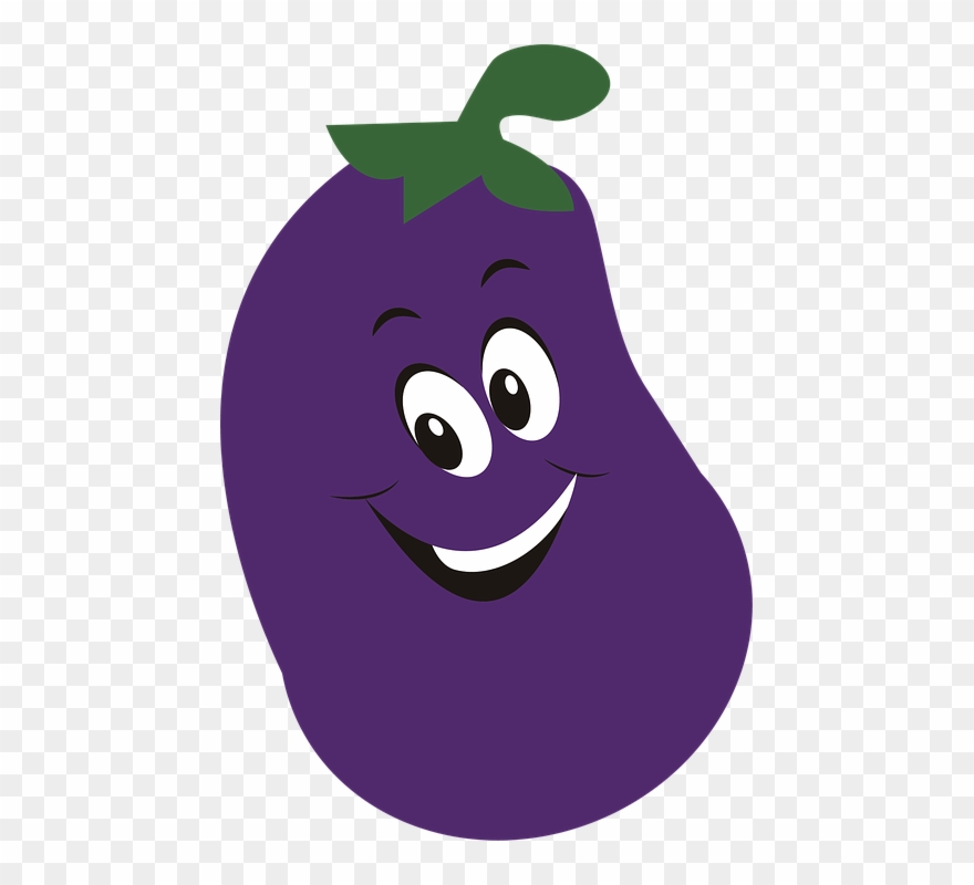 Vegetable, Food, Eggplant, Violet, Healthy - Food Clipart