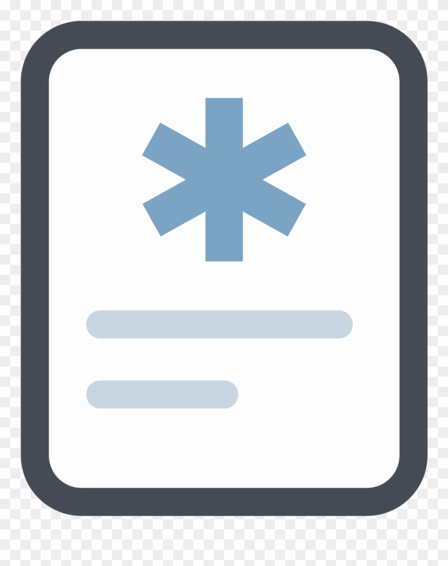 Medical History Icon - Icon Clipart