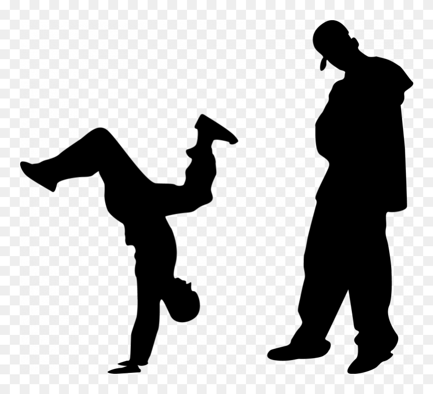 Pin Hip Hop Dancer On Pinterest - Silhouette Hip Hop Png Clipart