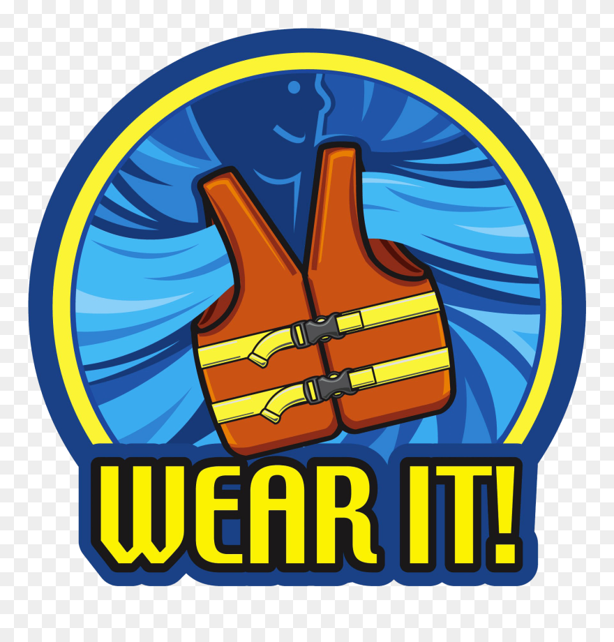 Safe Clipart Safety Committee - Wear A Life Jacket - Png Download