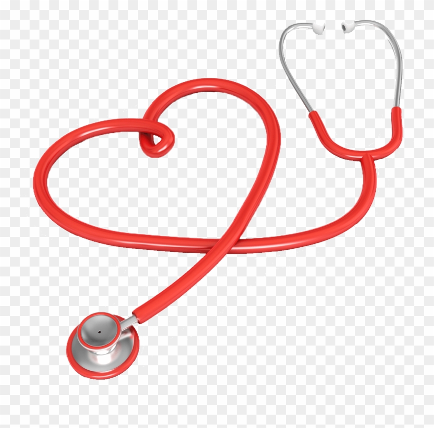 Healthcare Clipart Library - Stethoscope Heart - Png Download