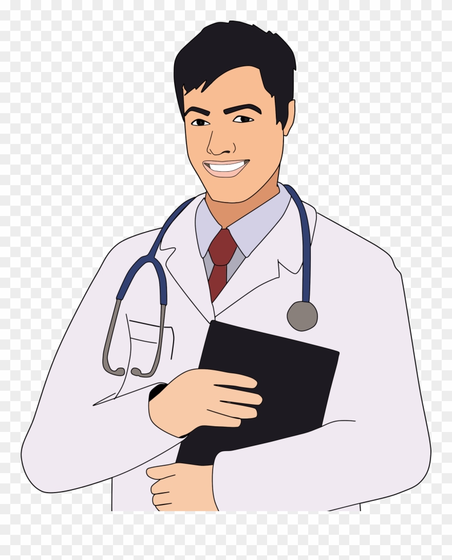 Big Image - Male Doctor Clipart - Png Download