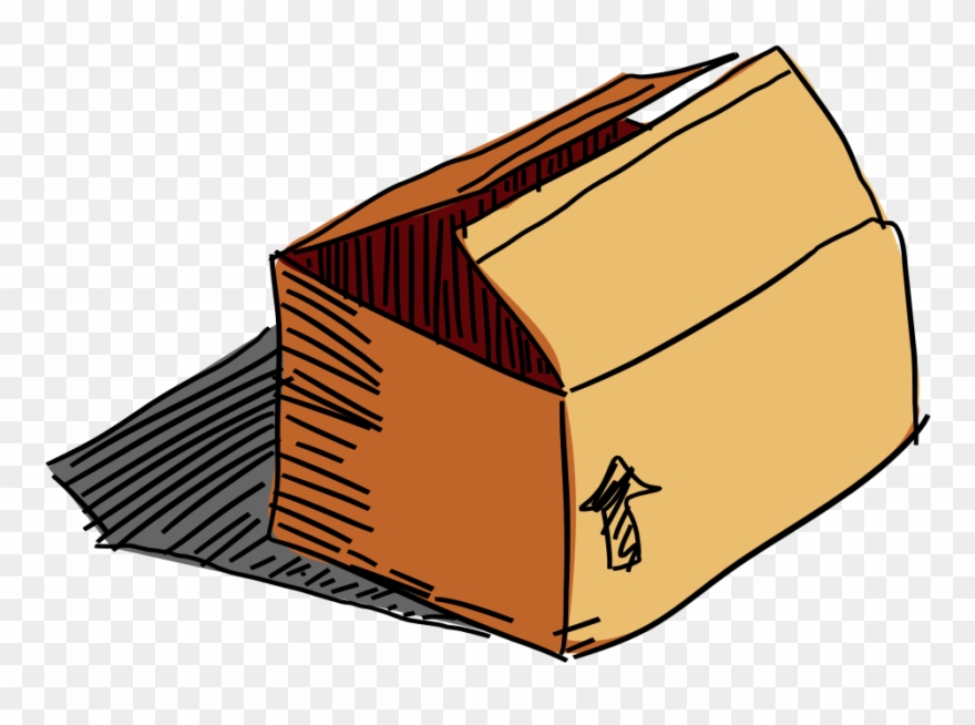 Parcel Clipart Volunteer - Cardboard Boxes Clip Art - Png Download