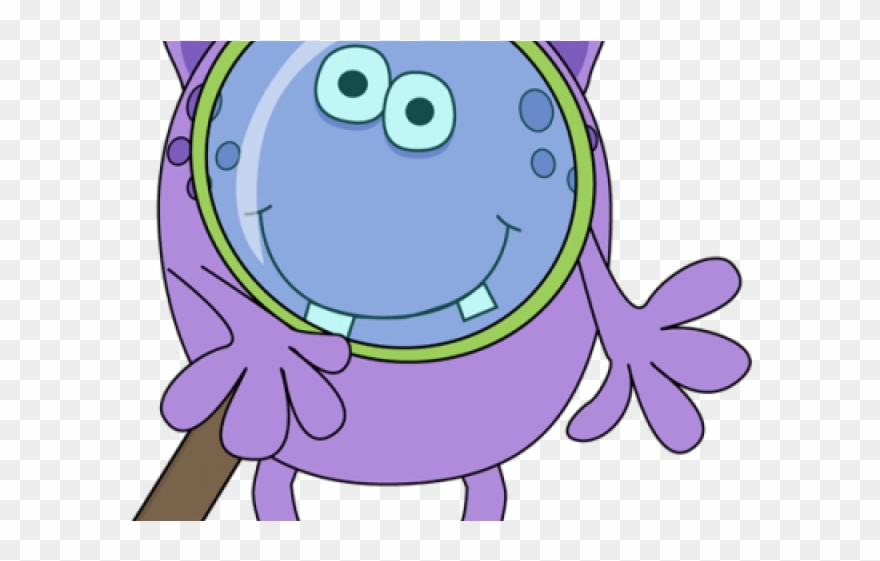 The Doctor Clipart Magnifying Glass - Cute Creative Monster - Png Download