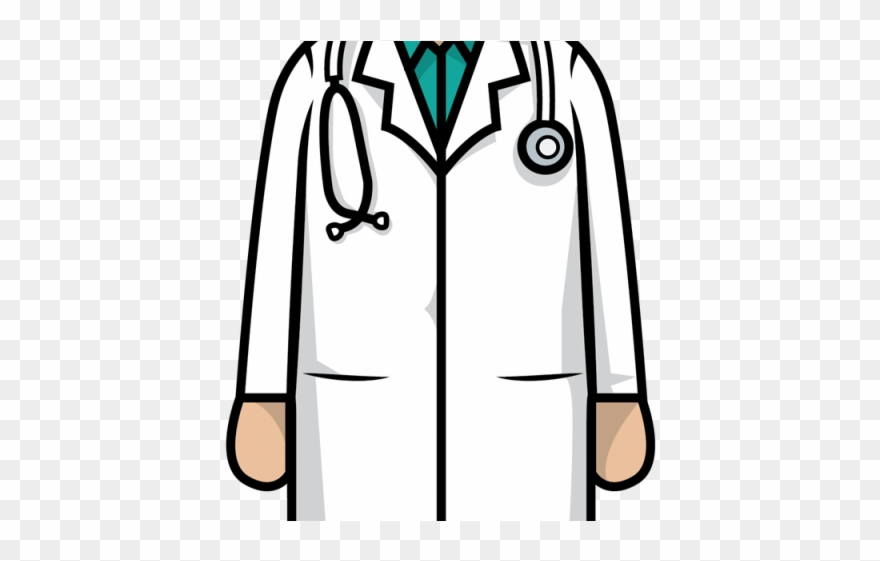 The Doctor Clipart Coat - Clip Art Physician - Png Download