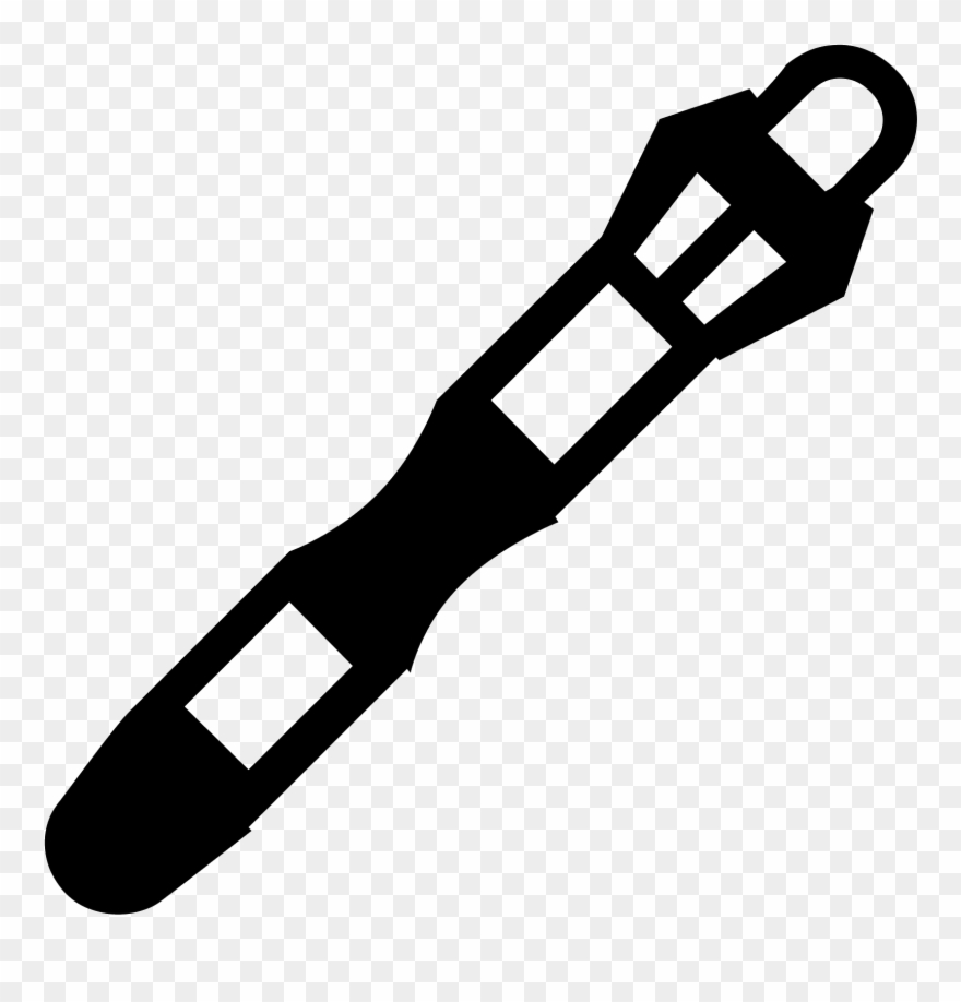 Doctors Clipart Accessory - Sonic Screwdriver Icon - Png Download