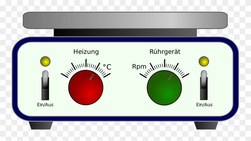 Rühr- Und Heizplatte - Hot Plate Clip Art - Png Download