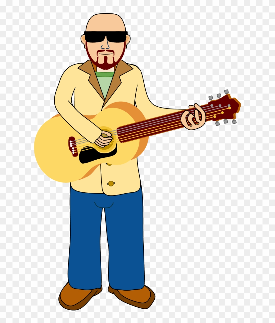 Doctor Octave Cartoon Violence - Cartoon They Player Guitar Transparent Clipart