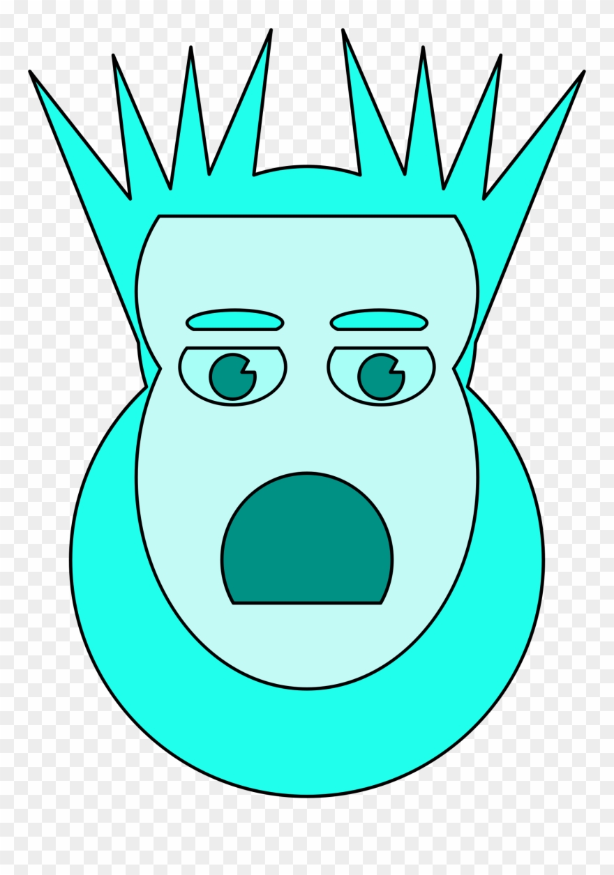 Human Nose Face Line Art Leaf - Clip Art - Png Download