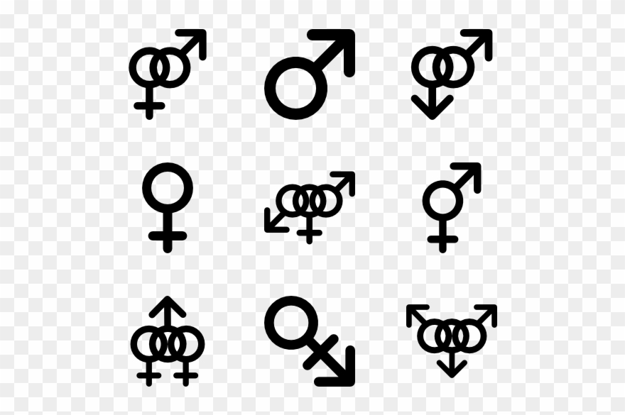 Gender Free Vector - Gender Icons Clipart