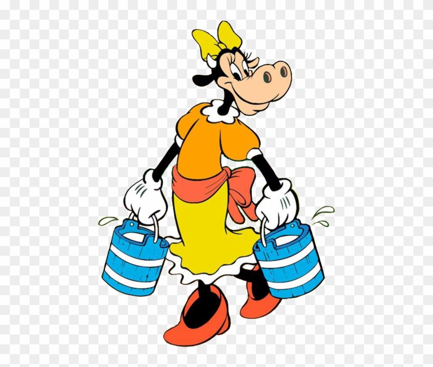 Mickey Mouse Clubhouse Clarabelle - Mickey Mouse Cow Character Clipart