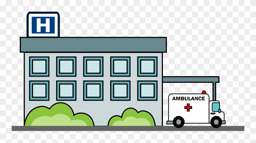 Clipart Hospital Building - Psych Hospital Clipart - Png Download
