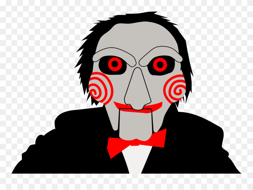 Hd Horror Clipart 1080p - Jigsaw Cartoon Saw - Png Download