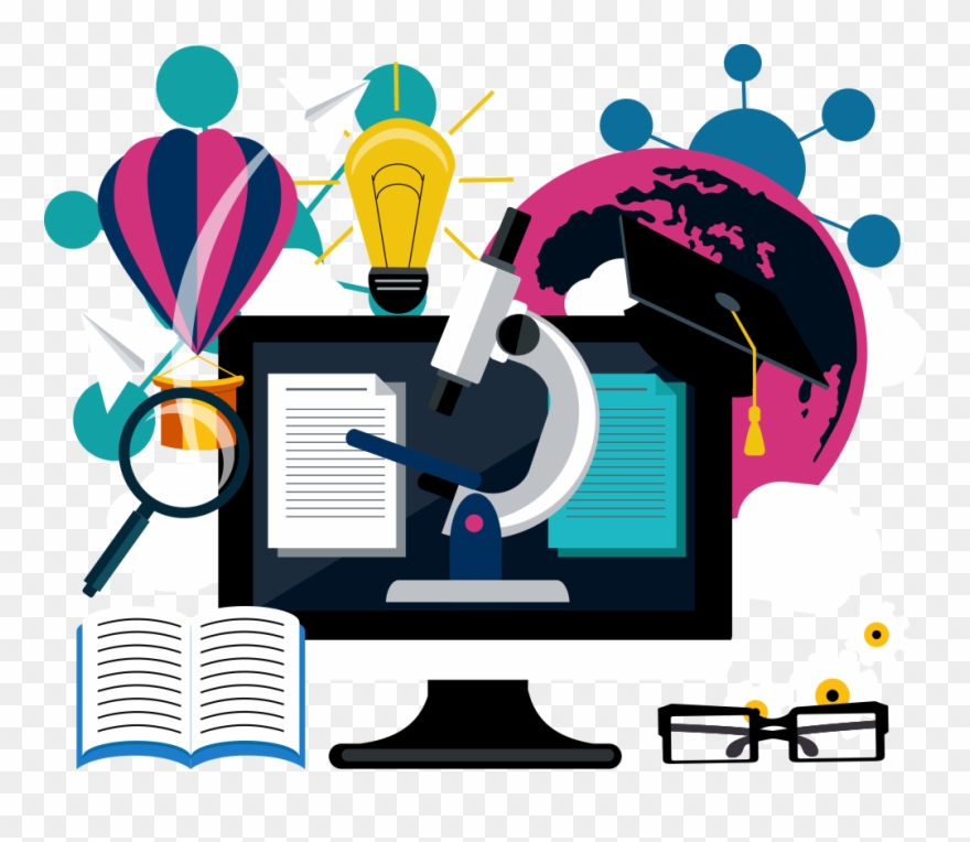Educational Technology Distance Education Clip Art - Clip Art Educational Education - Png Download