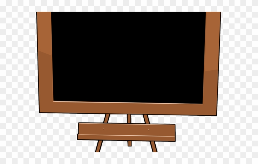 Education Clipart Board - Blackboard Easel Clipart - Png Download
