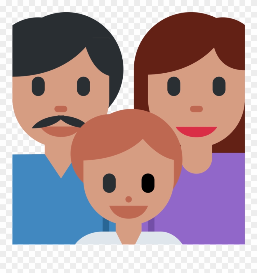 Smile Clipart Child Infant Clip Art - Family Emoji - Png Download
