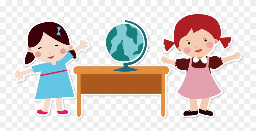 Teacher Clip Early Childhood - Teacher And Student Cartoon Png Transparent Png