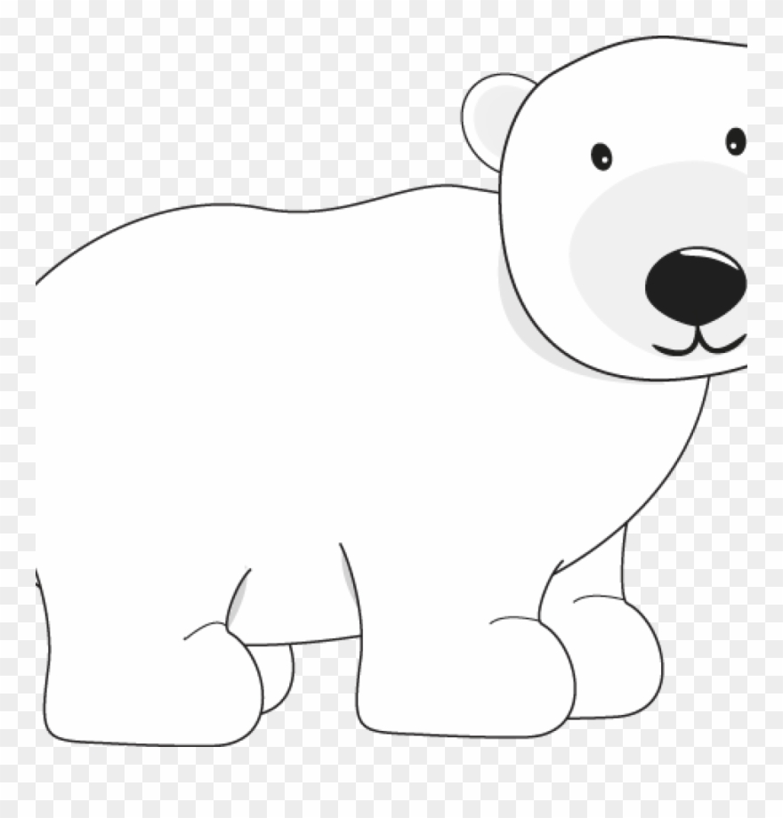 Polar Bear Clipart Polar Bear Bear Clip Art Pinterest - Bear - Png Download