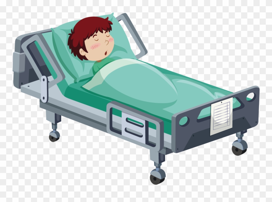 Hospital Clipart Hospital Bed - Hospital Bed Clipart - Png Download