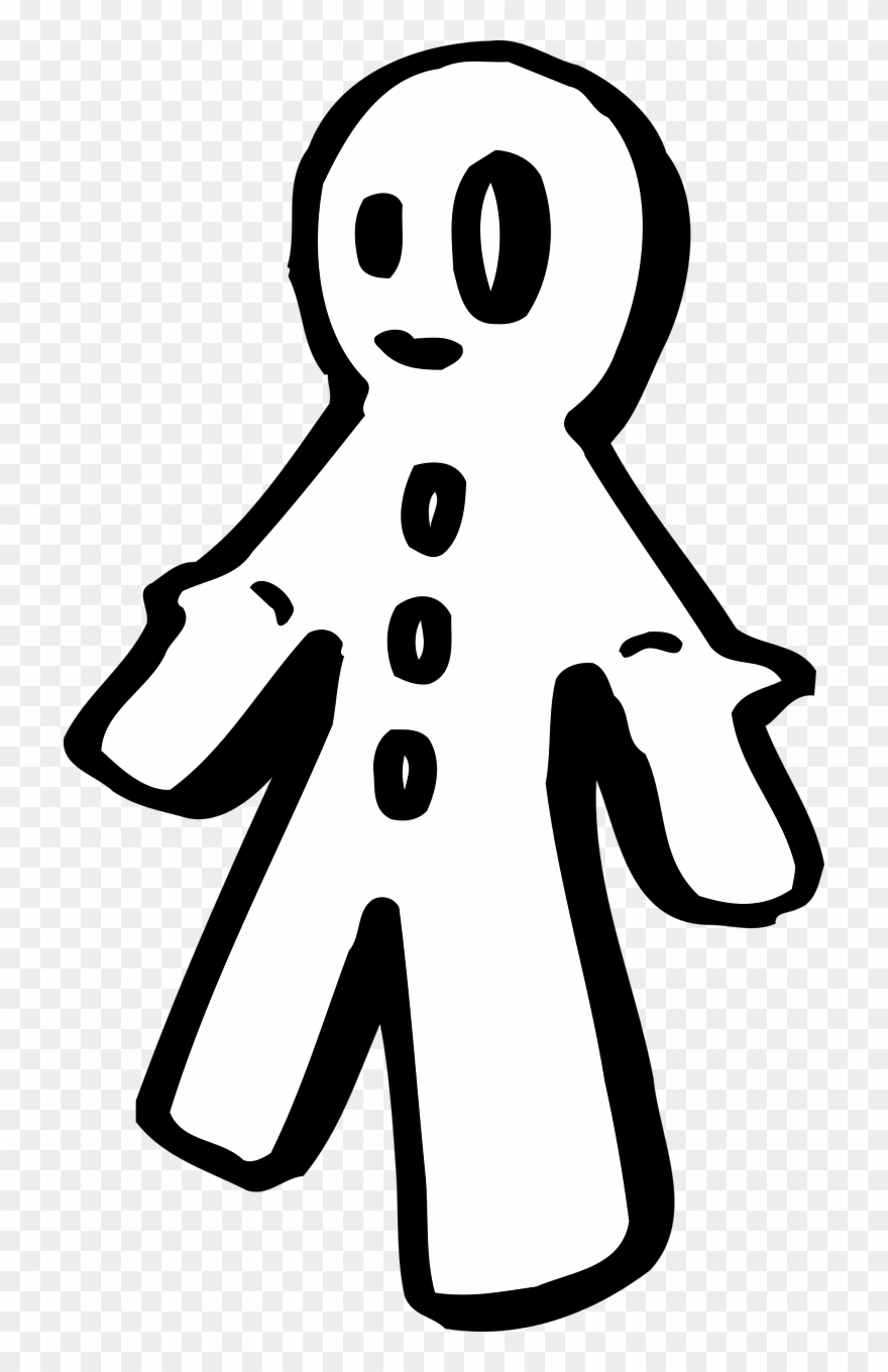 Gingerbread Man Computer Icons Music Line Art - Gingerbread Man Clipart