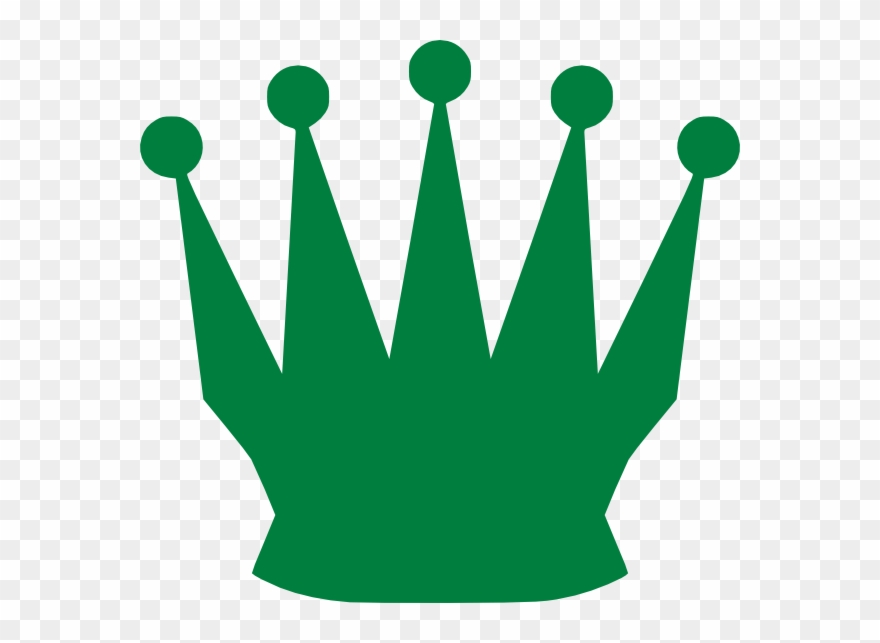 This Free Clip Arts Design Of Green Queen Crown - Chess Queen Transparent Background - Png Download