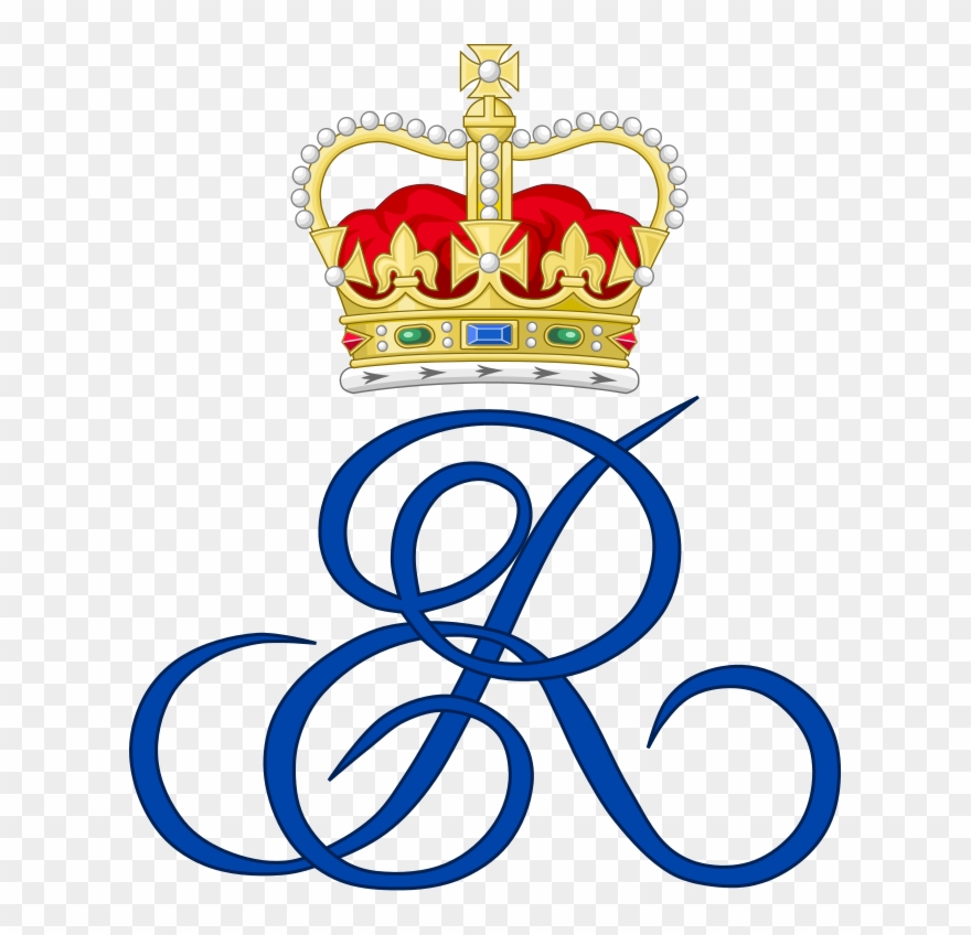 Fileroyal Monogram Of Queen Elizabeth Ii Of Great Britain - Queen Elizabeth Ii Monogram Clipart