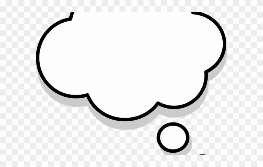 Imagination Clipart Thought Bubble - Thinking About Food - Png Download