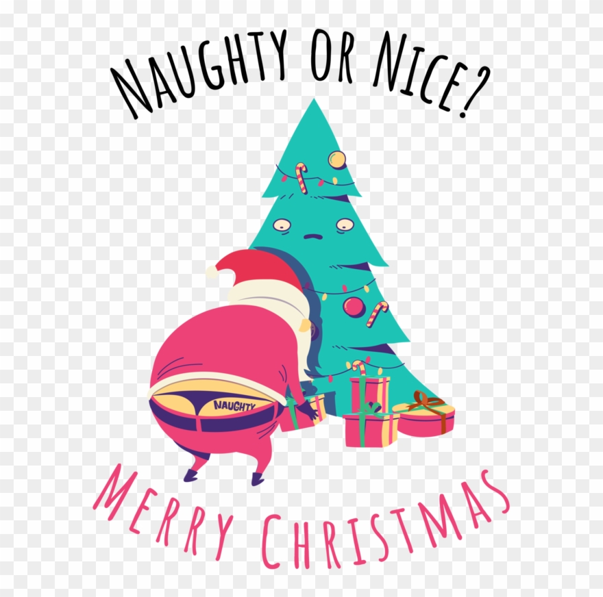 Naughty Or Nice Unisex Sweatshirt - T-shirt Clipart