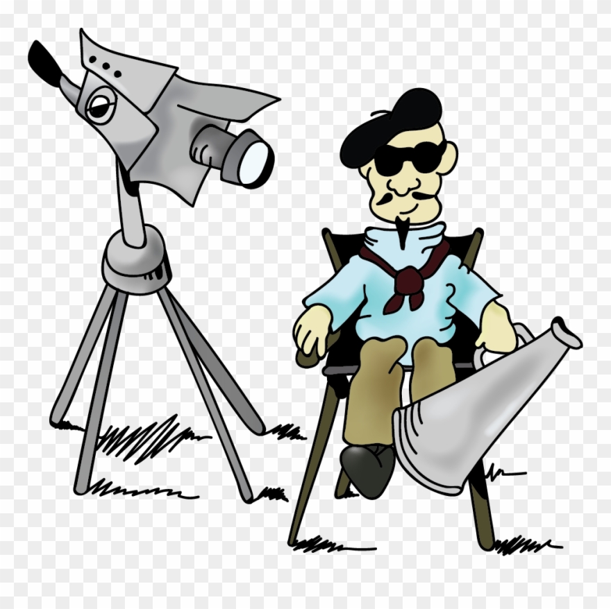 Foreign Films Director Image - Film Clipart