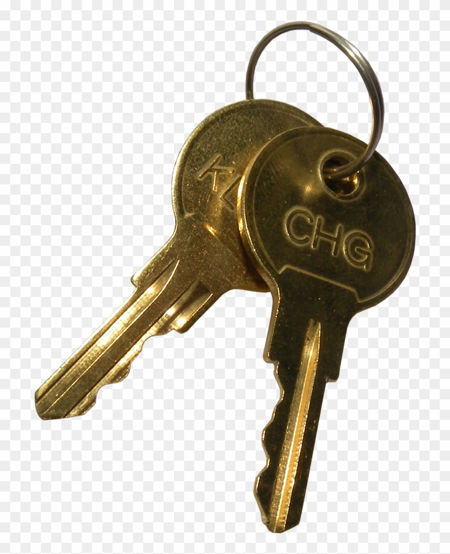Keys In A Door Png Clip Art Royalty Free - Key Transparent Png