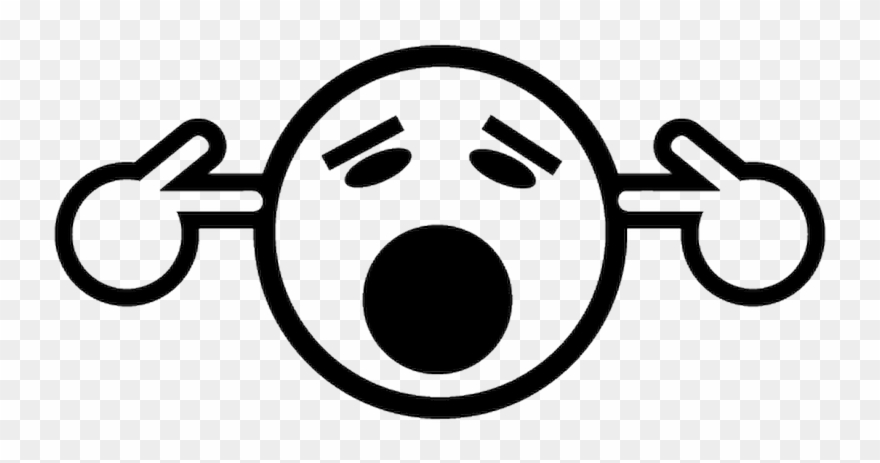 Fingers In Ears Cartoon Clipart